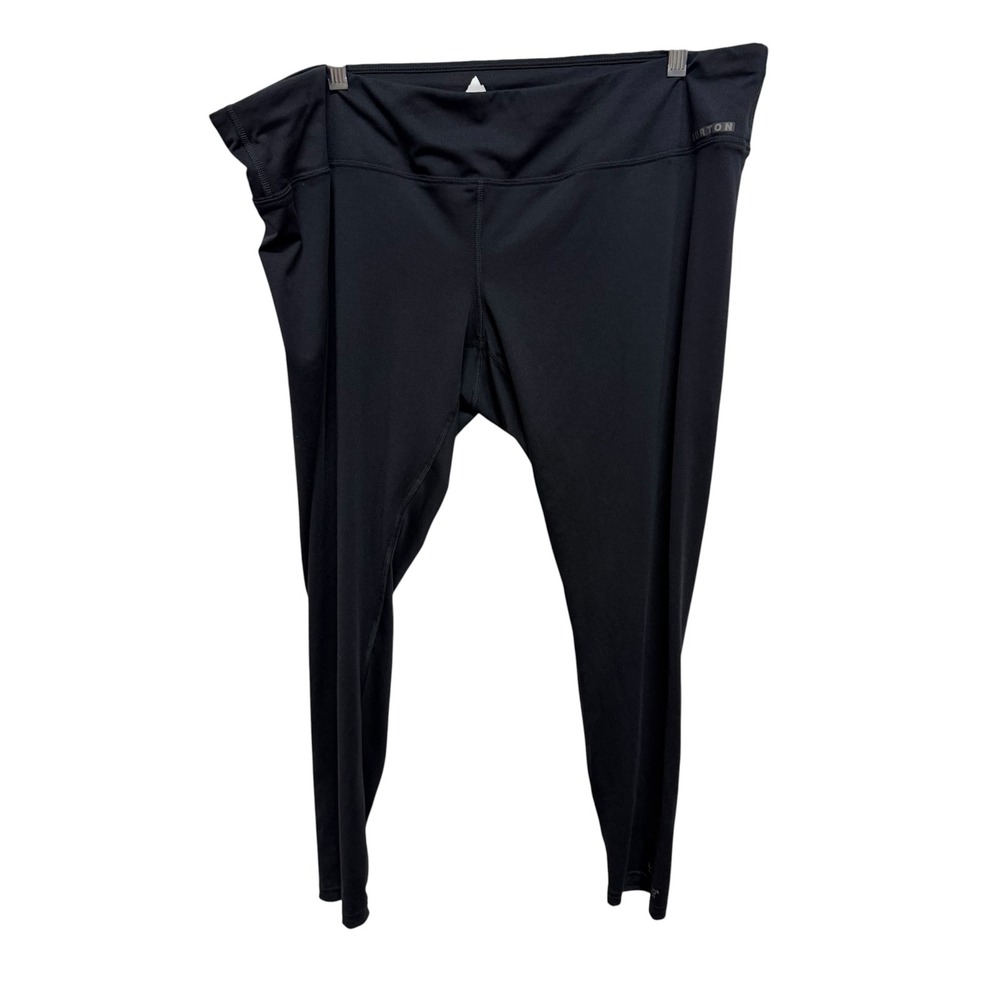 Burton Leggings Women XXL Black Performance Stretch Base Layer Snowboard